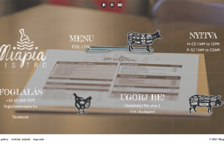 Miapia Bistro Website